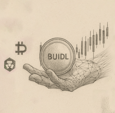 Sketch; crypto, hand, buidl, candle stick, crypto.com, deribit