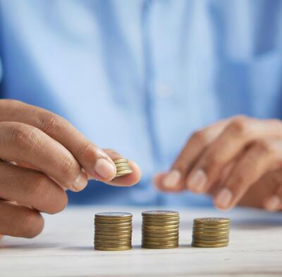 An investor piles stablecoins