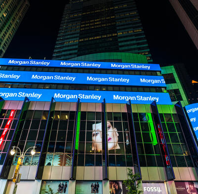 Morgan Stanley Ad Billboard