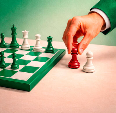 Removing a chess piece from the board