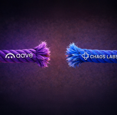 AAVE CHAOS LABS parting ways