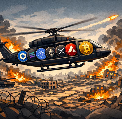 Crypto doing well under war