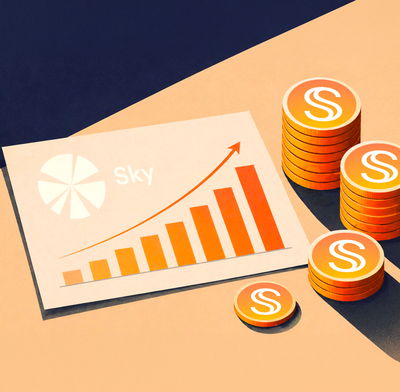 Sky Revenues Accelerates USDS