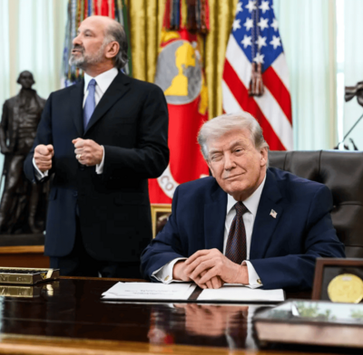 Donald J Trump Sign Executive Order