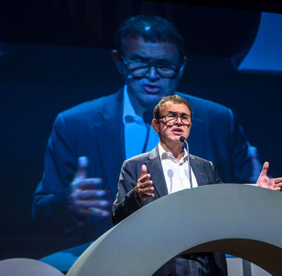 Photo of economist Nouriel Roubini 